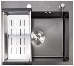 Кухонная мойка Avina HM5045 PVD (графит) - фото2