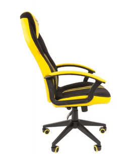 Кресло Chairman Game 26 (черный/желтый) - фото2