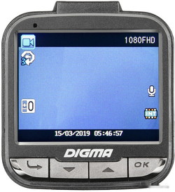Автомобильный видеорегистратор DIGMA FreeDrive 206 NIGHT FHD - фото2