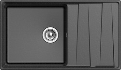 Кухонная мойка GranFest GF-LV-860L (черный) - фото2
