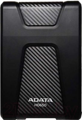 Внешний жёсткий диск A-Data DashDrive Durable HD650 USB 3.1 2TB (Black)