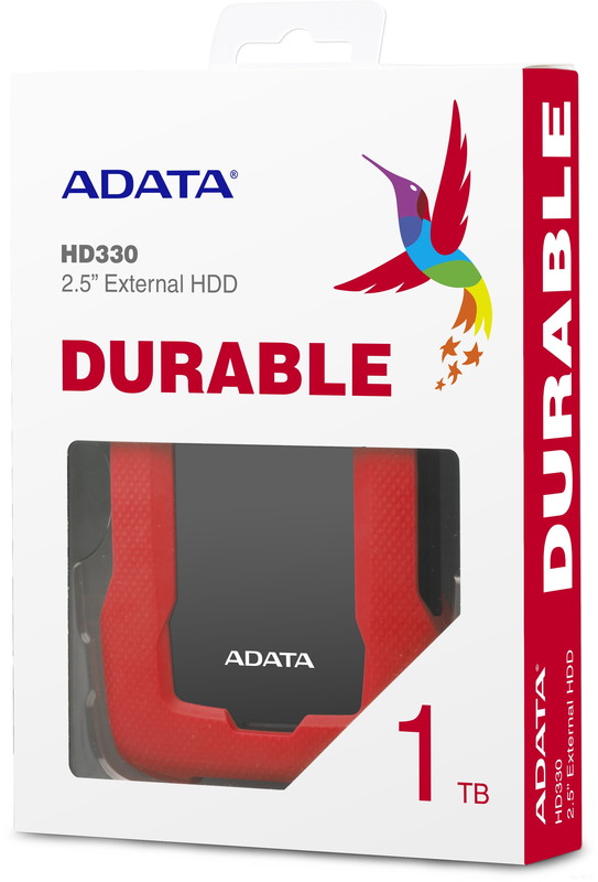 Внешний накопитель A-Data HD330 AHD330-1TU31-CRD 1TB (красный)