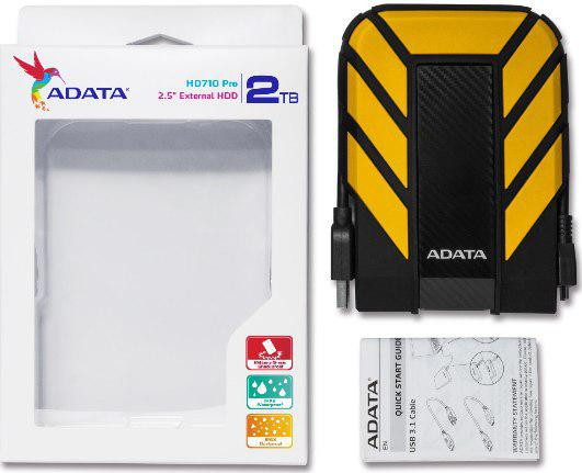 Жесткий диск A-Data HD710 Pro 2TB (Yellow)