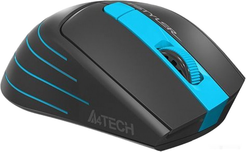 Мышь A4Tech Fstyler FG30 (черный/голубой)