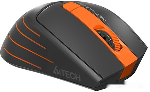 Мышь A4Tech Fstyler FG30S (серый/оранжевый)