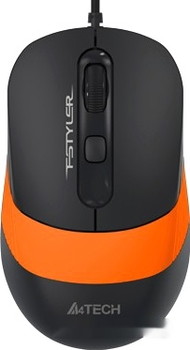 Мышь A4Tech Fstyler FM10 (черный/оранжевый) - фото