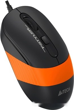 Мышь A4Tech Fstyler FM10 (черный/оранжевый)