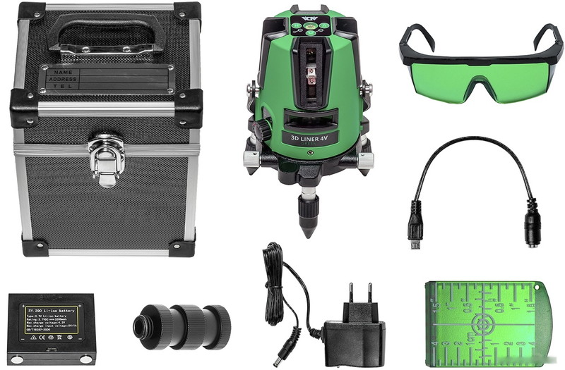 Лазерный нивелир ADA Instruments 3D Liner 4V Green