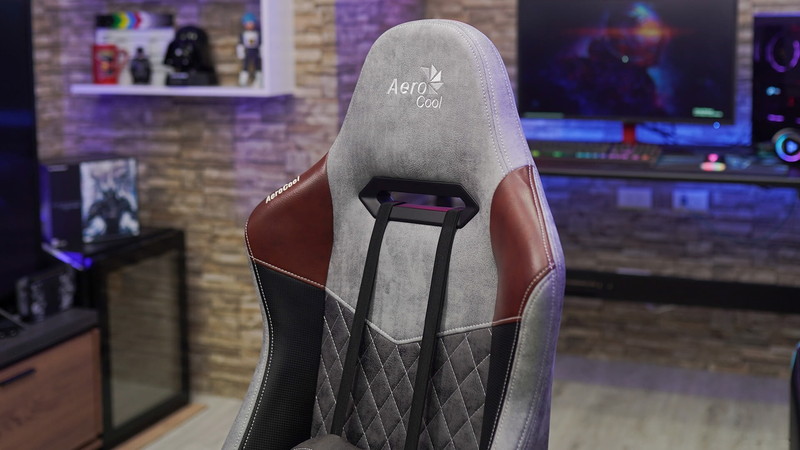 Кресло Aerocool Duke Tan Grey (черный/серый)