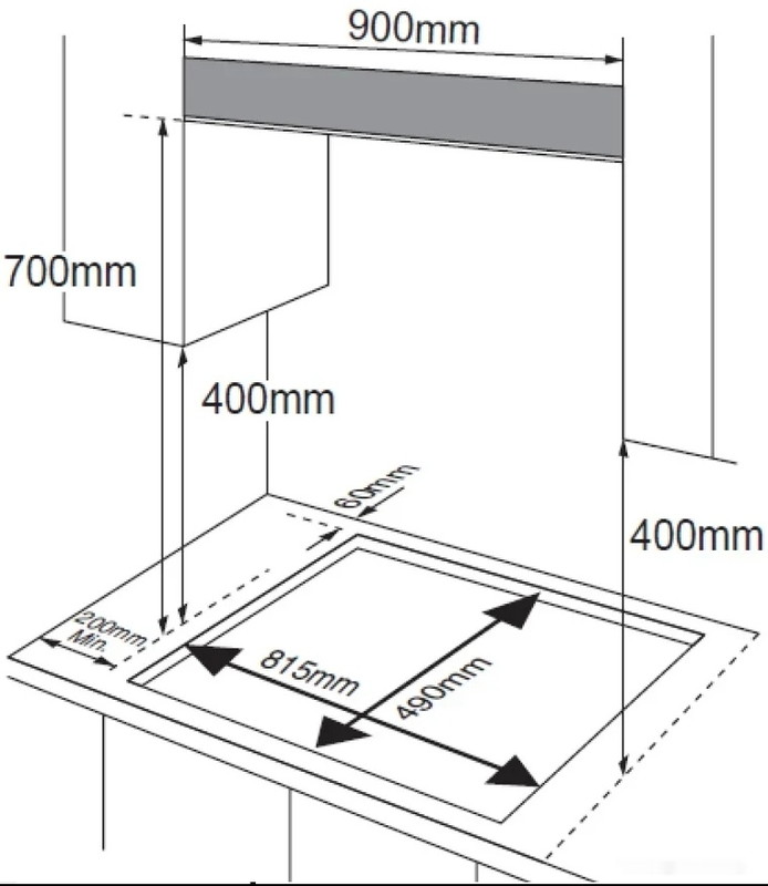 Варочная панель AKPO PGA 905 WGC-T BL