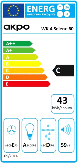 Кухонная вытяжка AKPO Selene eco 60 WK-4 (черный)