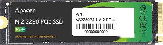 SSD Apacer AS2280P4U 1TB AP1TBAS2280P4U-1