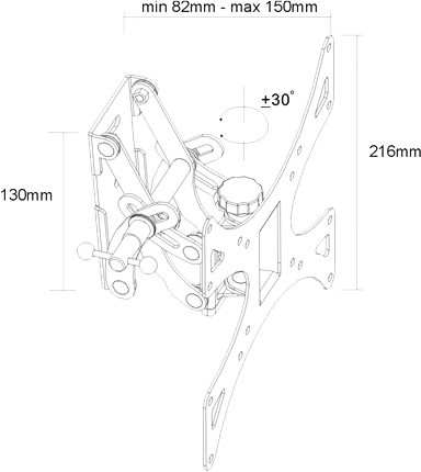 Кронштейн Arm Media LCD-301 (Black)