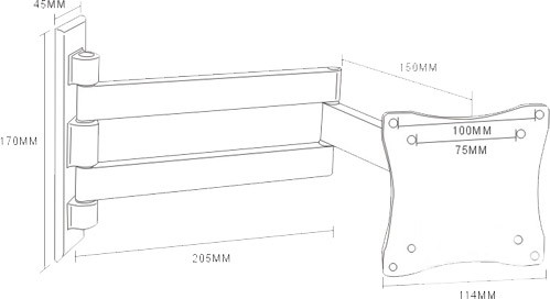 Кронштейн Arm Media LCD-7101