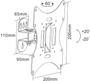 Кронштейн Benatek LCD-CUBE-2-B