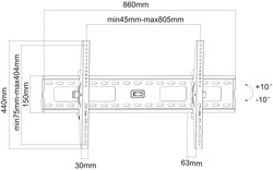 Кронштейн Benatek PLASMA-2B(SLIM) - фото2