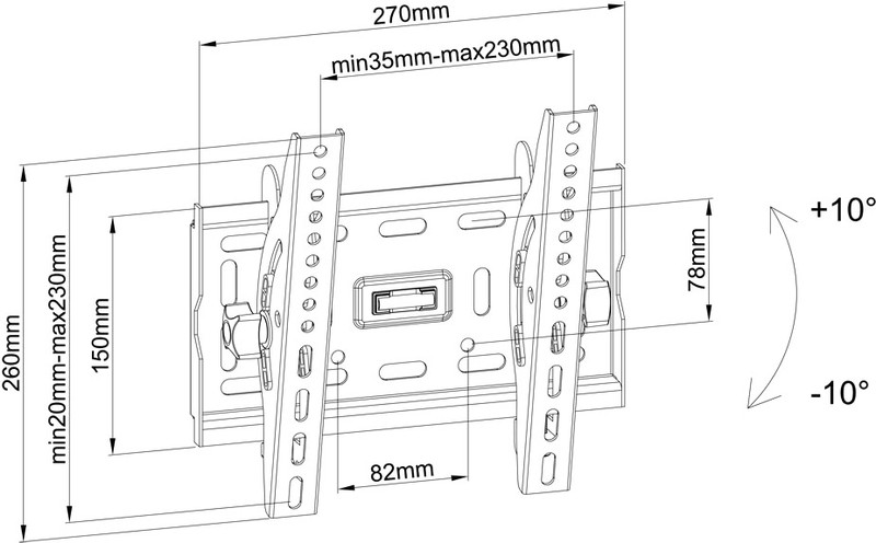 Кронштейн Benatek PLASMA-6B