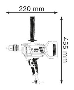 Дрель безударная Bosch GBM 1600 RE Professional - фото2