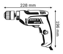 Дрель безударная Bosch GBM 6 RE Professional - фото2