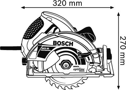 Дисковая пила Bosch GKS 65 Professional