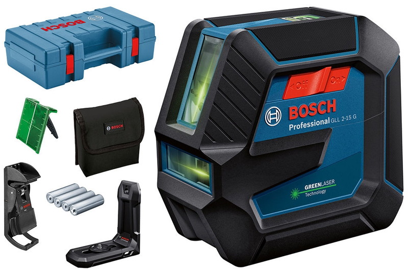 Лазерный уровень Bosch GLL 2-15 G + LB10