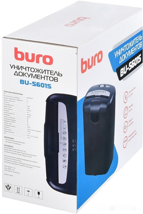 Шредер Buro Home BU-S601S