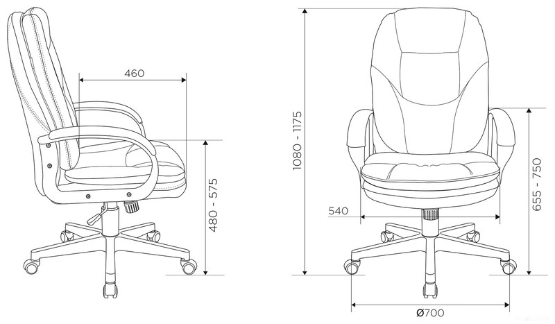 Кресло Бюрократ CH-868N Fabric (черный Light-20)