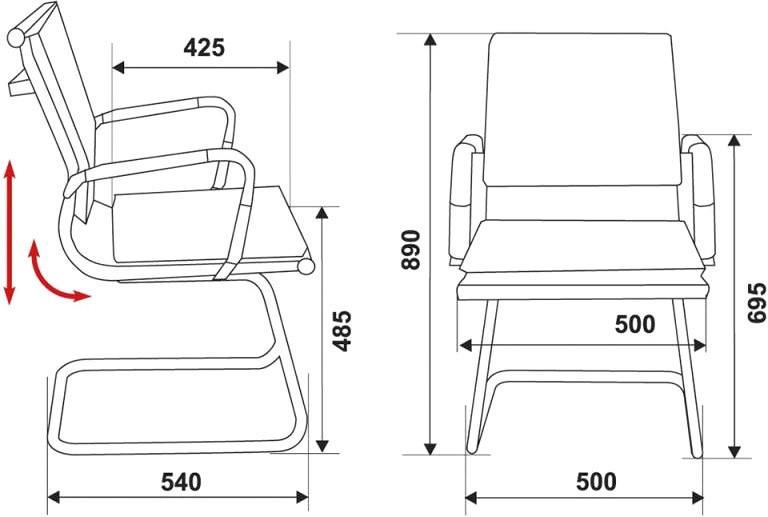 Офисное кресло Бюрократ CH-993-Low-V/Camel