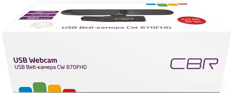 Веб-камера CBR CW 870FHD (чёрный)