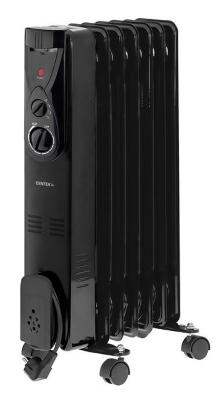 Масляный радиатор CENTEK CT-6200 (Black)