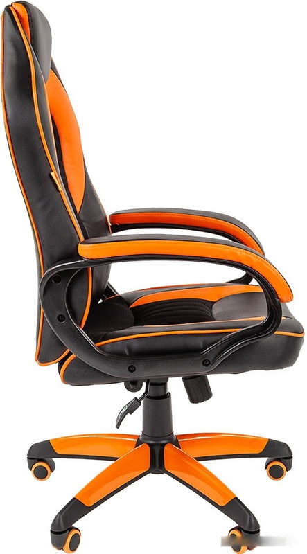 Кресло Chairman Game 16 (черный/оранжевый)