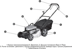 Колесная газонокосилка Champion LM5345BS - фото2