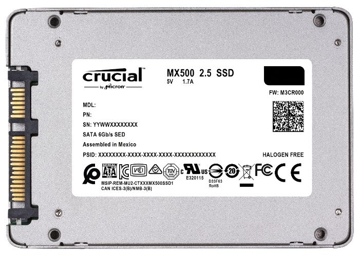 Твердотельный накопитель Crucial CT2000MX500SSD1