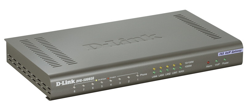 VoIP-шлюз D-LINK DVG-5008SG/A1A