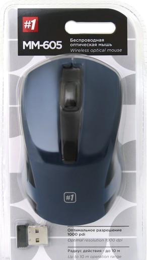 Мышь Defender MM-605 USB (Blue)