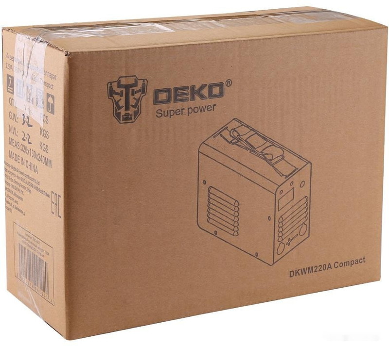 Сварочный инвертор Deko DKWM220A Compact