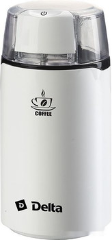 Электрическая кофемолка DELTA DL-087K (белый) - фото