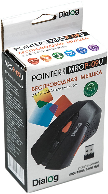 Игровая мышь DIALOG MROP-09U (Black)