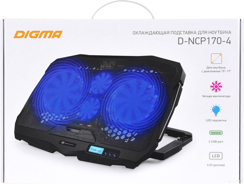 Подставка DIGMA D-NCP170-4