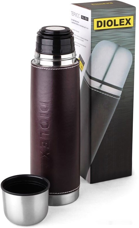 Термос Diolex DXL-500-1 0.5л (коричневый)