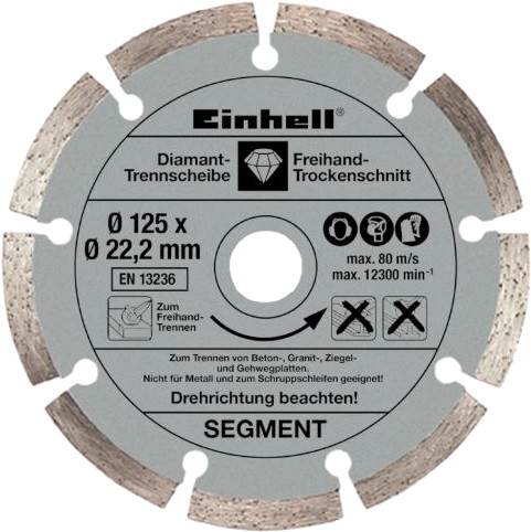 Угловая шлифмашина Einhell TE-AG 125/750 Kit