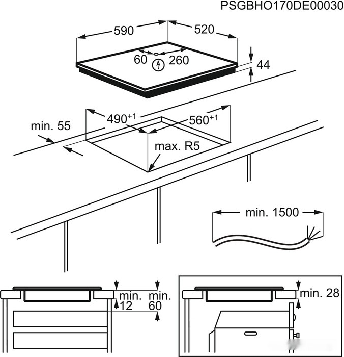 Варочная панель Electrolux EIS62443