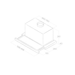 Вытяжка Elica ELITE26 IX/A/60 - фото2
