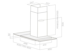 Вытяжка Elica FLAT GLASS IX/A/60 - фото2