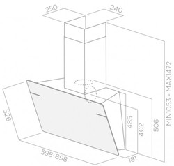 Вытяжка Elica L'ESSENZA WH/A/60 - фото2