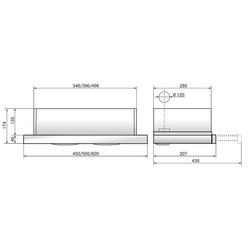 Вытяжка Elikor Интегра GLASS 50Н-400-В2Д нерж/стекло черное - фото2