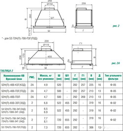 Кухонная вытяжка Elikor Врезной блок 52Н-650-Э3Д - фото2