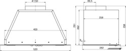 Кухонная вытяжка Elikor Врезной блок Flat 52П-650-К3Д (белый) - фото2