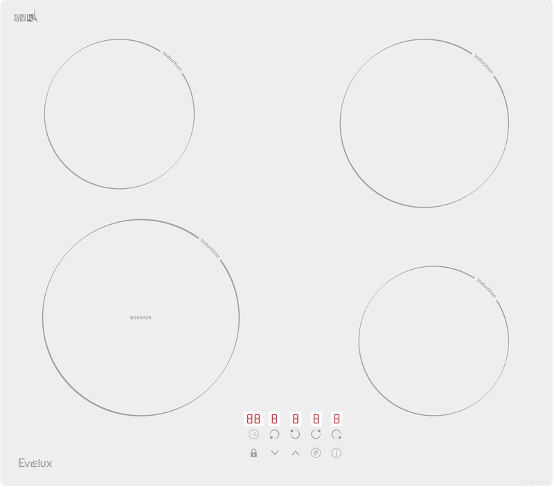 Варочная панель Evelux HEI 641 W