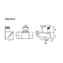 Кухонная вытяжка Evelux Rikka 60 BG - фото2